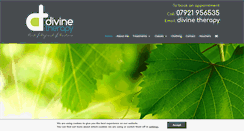 Desktop Screenshot of divine-therapy.co.uk